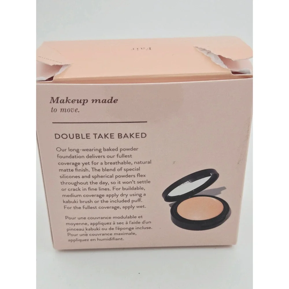 Laura Geller Double Take Baked Versatile Powder Foundation Fair 0.35oz New Box